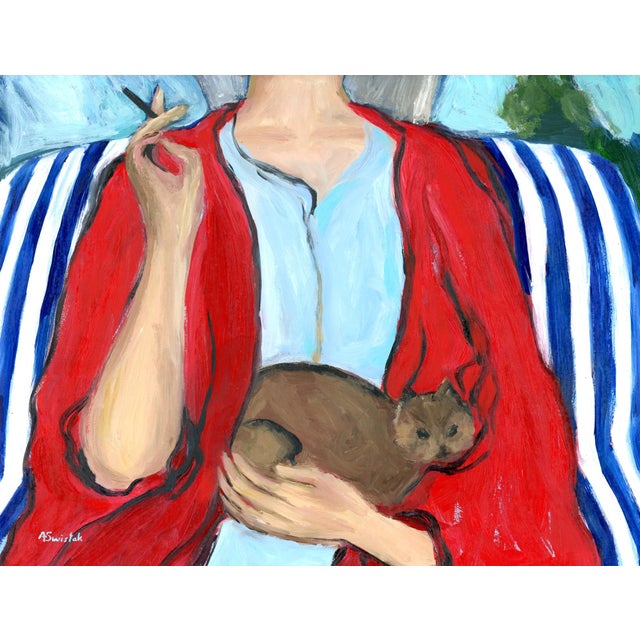 This is a spontaneous painting inspired during a family holiday. The scene is executed with a level of unmistakable...