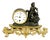 Antique 19th Century French Figural Mantel Clock with Child in Boat For Sale