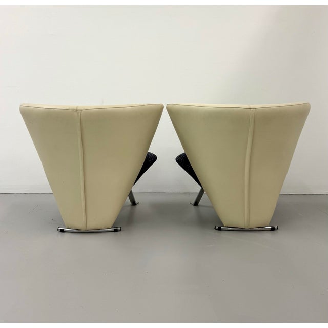 Contemporary “Jada” Sculptural Lounge Chairs - Pair For Sale In West Palm - Image 6 of 7