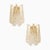 Conchiglie Murano Glass Gold Wall Lights by Simoeng, Set of 2 For Sale - Image 12 of 12