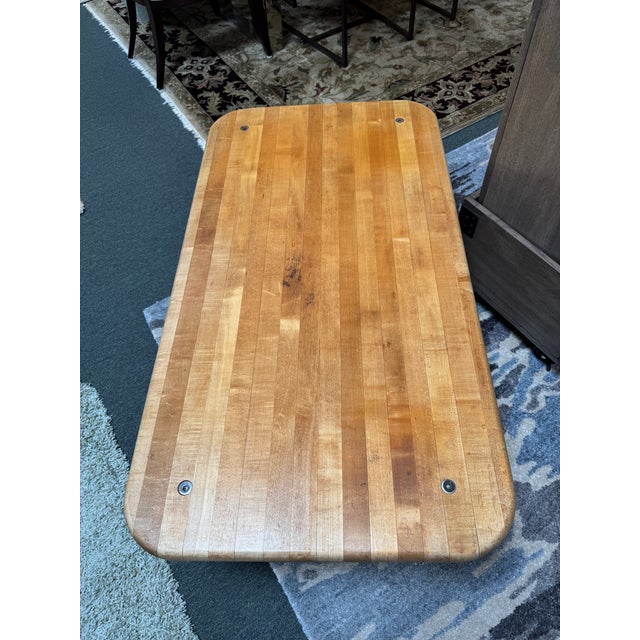 Mid-Century Modern Hannah & Morrison for Knoll International Beech Wood Table For Sale - Image 3 of 12