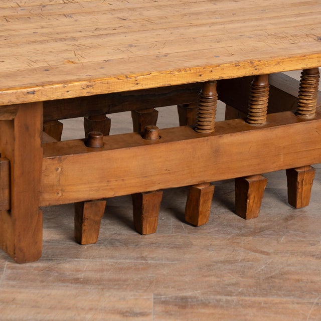 Early 20th Century Rustic Coffee Table From Hungary For Sale - Image 11 of 14