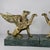 Pair of Vintage Brass Griffin Bookends With Green Marble Bases For Sale In Tulsa - Image 6 of 10