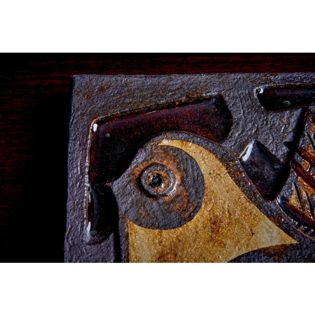 Noomi Backhausen Ceramic Wall Mural Bird attributed to Soholm Denmark ...