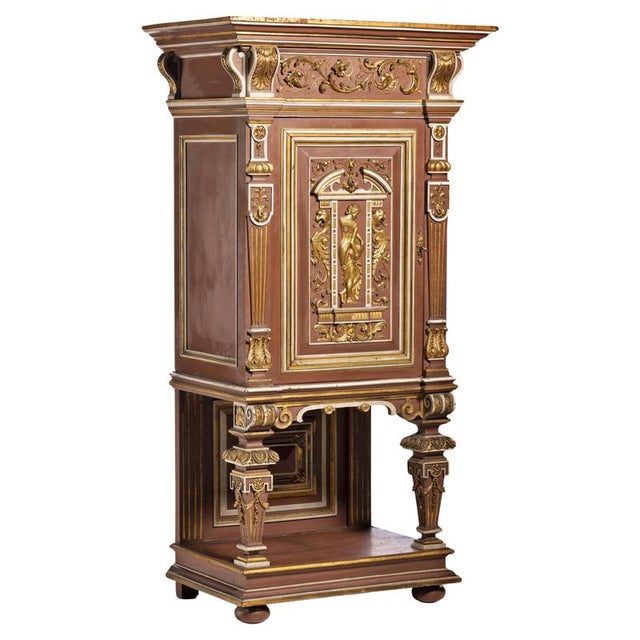 Brown Empire Style Cabinet, France, 19th Century For Sale - Image 8 of 8