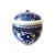 Asian Vintage Large Blue and White Porcelain Dragon Ginger Jars S/2 For Sale - Image 3 of 7