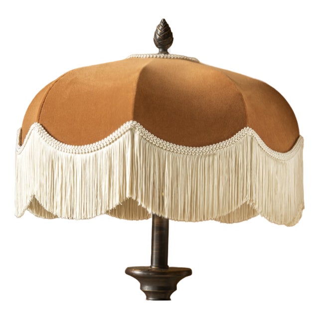 The Emmy Fringed Lampshade - Large For Sale