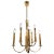Italian, 1930s Fascist Period Art Deco Chandelier For Sale