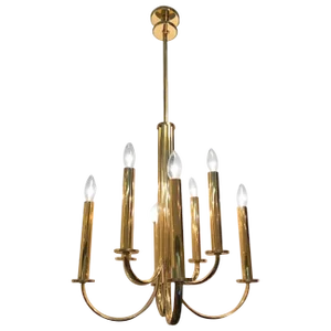 Italian, 1930s Fascist Period Art Deco Chandelier