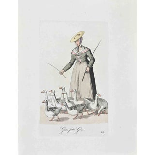 Christoph Suhr, Goes Fette Goes, Etching, 1808 For Sale