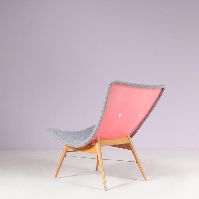 Triennale Milano Lounge Chair by Miroslav Navratil for Český Nábytek, Czechia, 1959 For Sale - Image 5 of 10