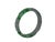 Gemstone 2.375" Chinese Green White Gray Relief Carving Jade Stone Bracelet Bangle For Sale - Image 7 of 9