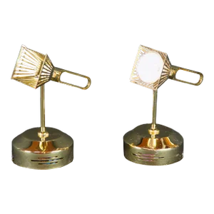 Fase, Modern Brass Sconces, Late 20th Century Spain - a Pair