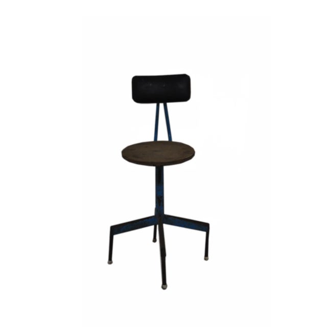 Metal Mid-Century Industrial Iron Chair, 1960s For Sale - Image 7 of 11