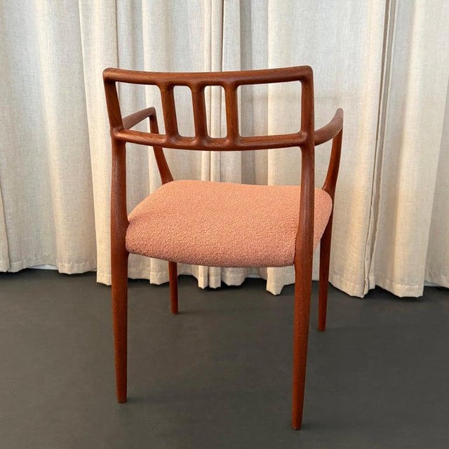 Wood Scandinavian Modern Teak Model 64 Armchair by Niels Otto Møller For Sale - Image 7 of 11