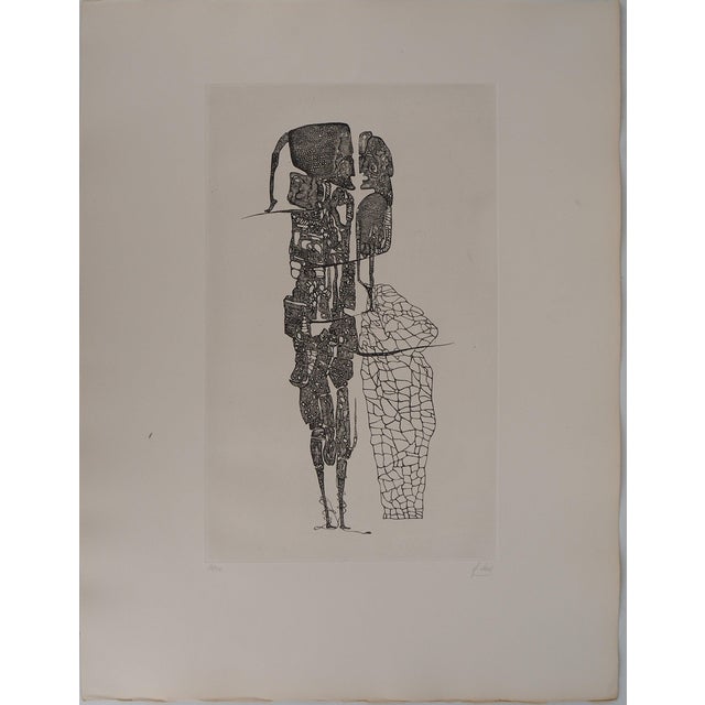 Fred Deux, Cassocks of Desires, Original Signed Engraving For Sale