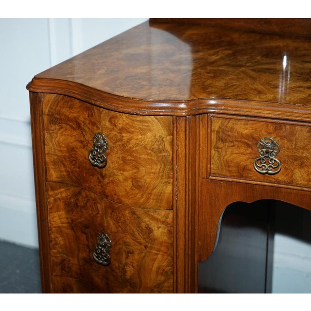 Antique Art Deco Dressing Table in Walnut, 1920s For Sale - Image 17 of 18