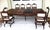 Antique Oak Extendable Dining Table and Chairs, 1900-1930, Set of 9 For Sale - Image 6 of 18