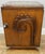 Antique French Art Deco Oak Bedside Table with Marble Top For Sale - Image 12 of 12