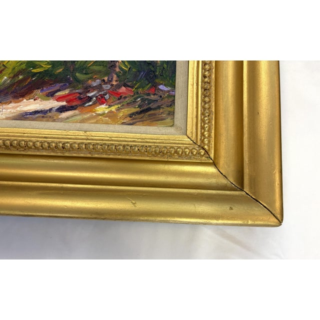 Original Signed & Framed Oil Painting on Russian Linen Titled 'Tropical Breeze' by William Vincent (American 1939-2004) For Sale - Image 12 of 17