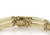 Mid 20th Century Long Curved 14k Two Tone Gold Fancy Gate Link Bracelet For Sale - Image 4 of 4
