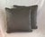 2020s Contemporary Medium Gray Pillows - A Pair For Sale - Image 5 of 5