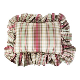 Ruffled Decorator Pillow For Sale