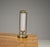 Metal Bauhaus Table Lamp in Brass & Opaline Glass, Czech Republic, 1930s For Sale - Image 7 of 8