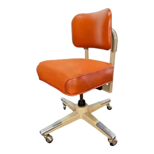 1970s Vintage Office Tanker Swivel and Tilt Tanker Chair by McDowell Craig