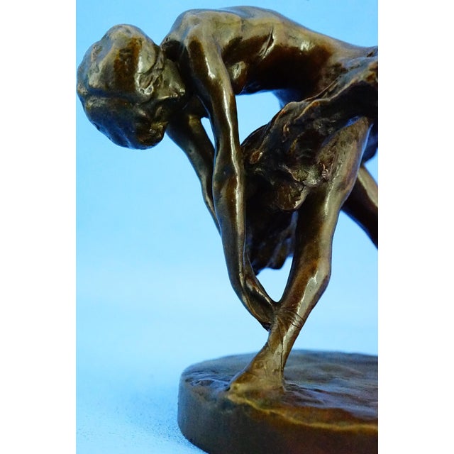 Edgar Degas, Ballerina Tying Her Shoe, 1890s, Bronze For Sale - Image 18 of 18