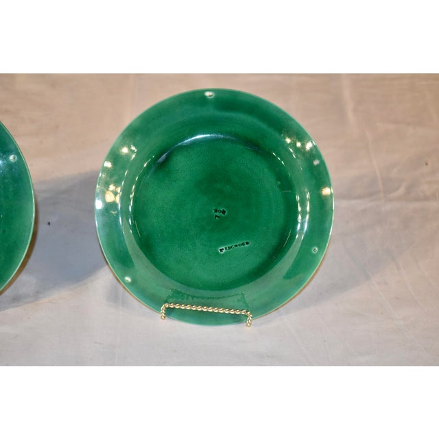 Ceramic 19th Century Pair of Wedgwood Majolica Plates For Sale - Image 7 of 12
