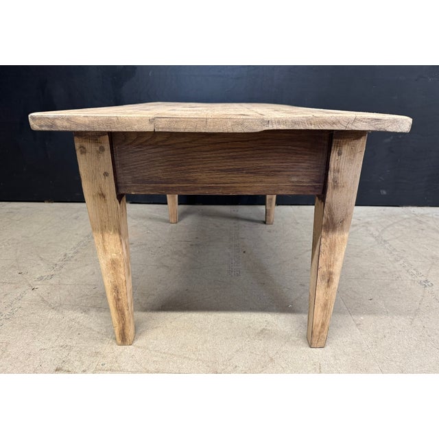 Wood French Normandy Oak Coffee Table, 1860 For Sale - Image 7 of 10
