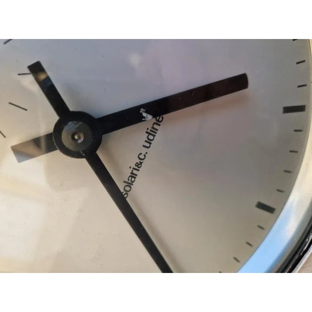 Vintage Pendulum Clock in Wooden Case, 1940s For Sale - Image 6 of 9