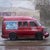 Candys by Brad Davis | Oil on Wood Panel Red ice cream van parked in front of a store. For Sale