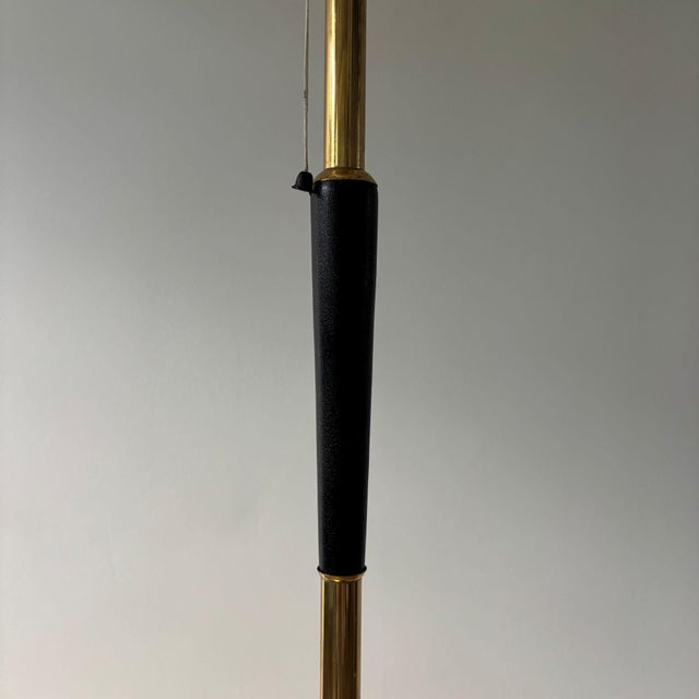 Metal Mid-Century Modern Floor Lamp by Hans Bergström, Sweden, 1950s For Sale - Image 7 of 12