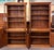 Mid 20th Century Vintage Pair of Elmwood Bookcases / Cabinets With Adjustable Shelves , Uk Import c.1950 For Sale - Image 5 of 11
