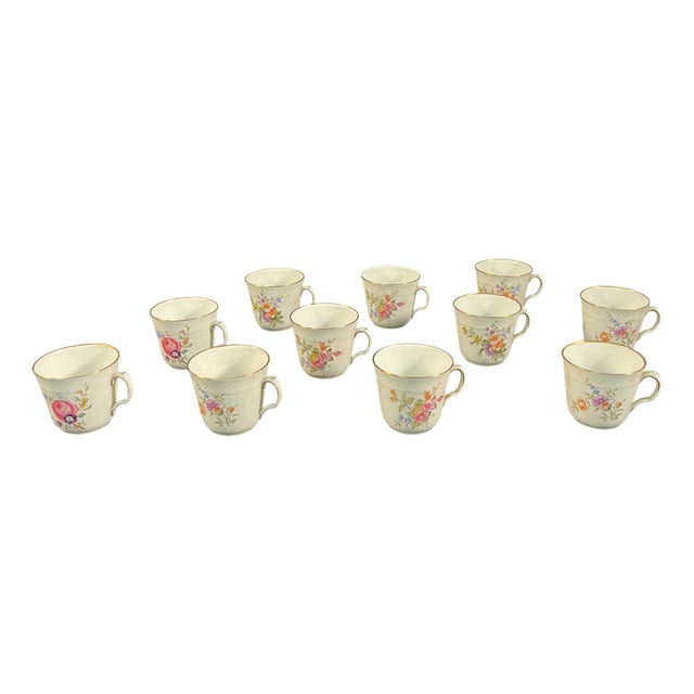 Coffee Cups from Royal Copenhagen, 1950s, Set of 11 For Sale