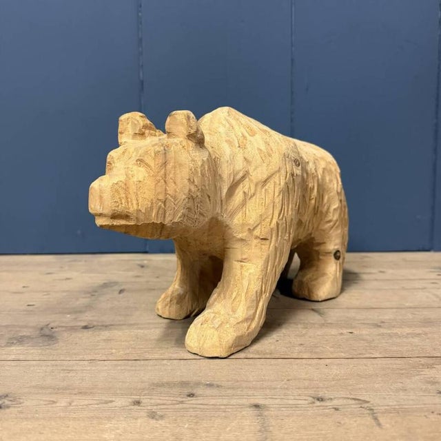 Wooden carved bear from Canada.