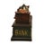 Vintage-Style Cast Iron Mechanical "Cat and Mouse" Coin Bank - Whimsical Folk Art For Sale In Jacksonville, FL - Image 6 of 10