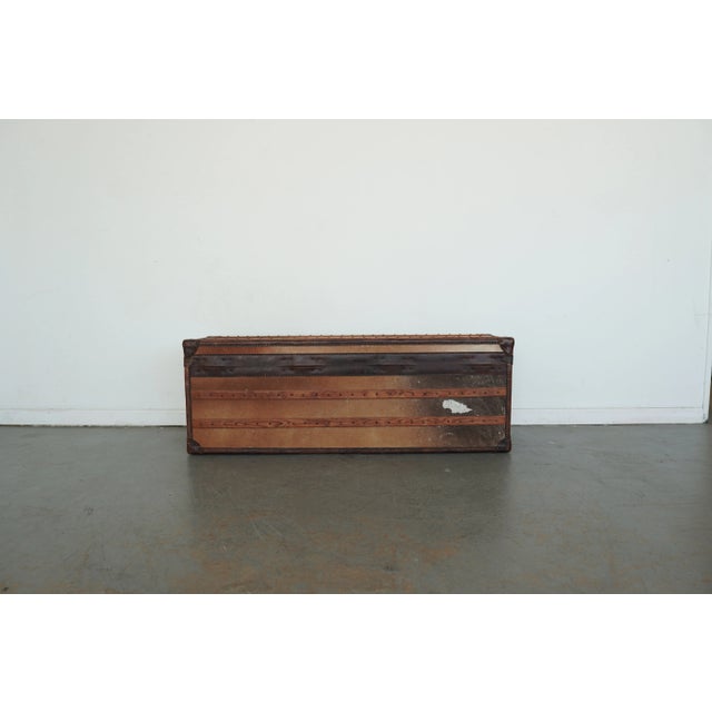 Timothy Oulton Cowhide Harrow Trunk Attributed to Timothy Oulton For Sale - Image 4 of 16