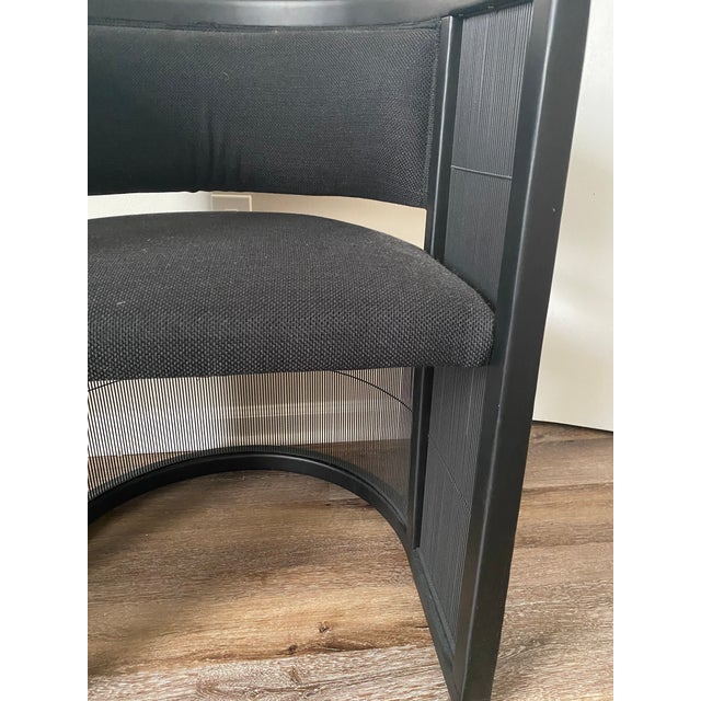 Modern Cb2 Black Accent Chair Chairish