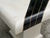 Wood 1990 Postmodern Pedestal Accent Table With Black & Brass Inlay For Sale - Image 7 of 11