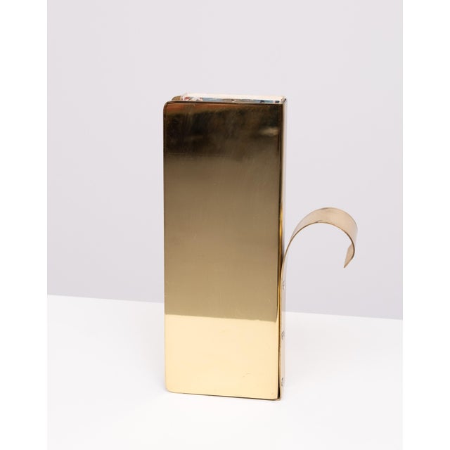 Brass Fireplace Match Sticks Holder, England, 1970s For Sale - Image 6 of 8