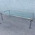 Metal Hollywood Regency Golden Chrome Coffee Table For Sale - Image 7 of 10