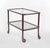Vintage Serving Trolley in Wood and Brass by Cesare Lacca, Italy, 1950s For Sale - Image 3 of 9