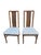 Thomasville Vintage Faux Bamboo Cane High Back Dining Chairs Regency Pair For Sale - Image 9 of 17