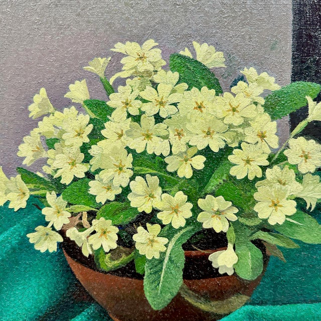 Green Pierre Jaques Original Art on Canvas 1975 For Sale - Image 8 of 17