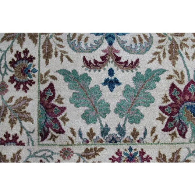 1990s Handwoven Spanish Style Area Rug 6'0" X 8'8" For Sale - Image 5 of 11