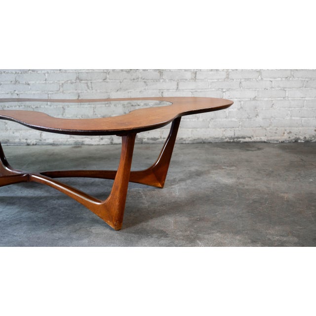 Mid Century Erno Fabry Biomorphic Walnut Coffee Table, C. 1950s For Sale - Image 18 of 18