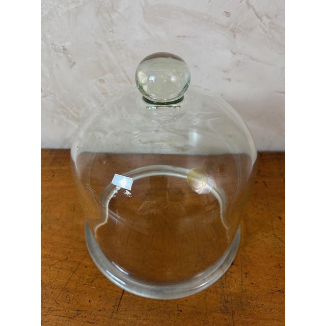Bubbled Glass Laboratory Bell, 1940s For Sale - Image 6 of 11